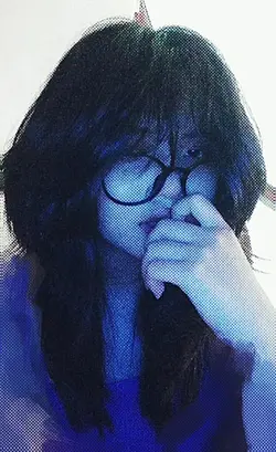 comik biru estetik