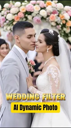 Wedding Kiss Filter