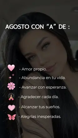 Bienvenido Agosto 