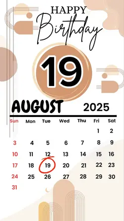 birthday 19 August