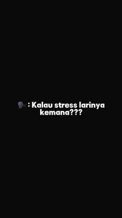 kalo stres kemana