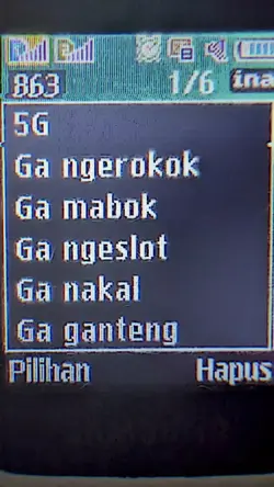 5 G GA NGEROKOK