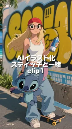 AIイラストスティッチ