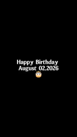 AUGUST BIRTHDAY 02