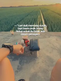 — "cari duit memang 