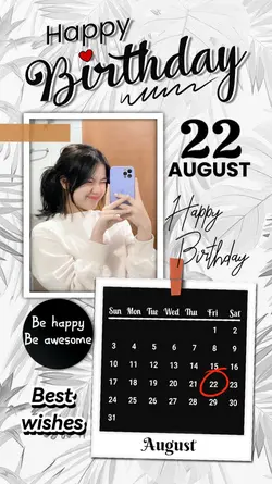 22 AUGUST HBD 2025