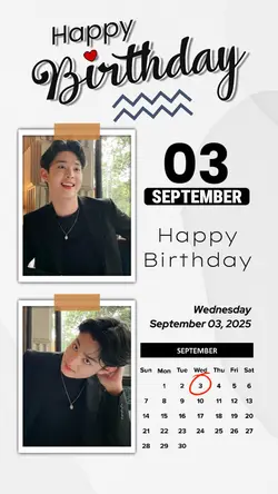 3 September Birthday