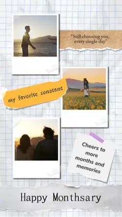 HAPPY MONTHSARY