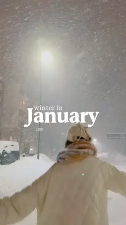 winter in january