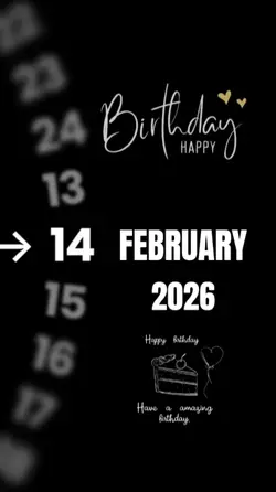 HBD 14 FEBRUARY