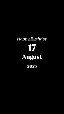 Hbd 17 august 2025