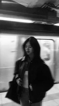 black and white