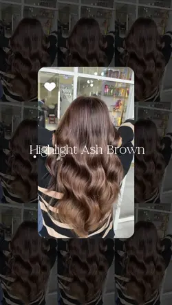 Hair color brown