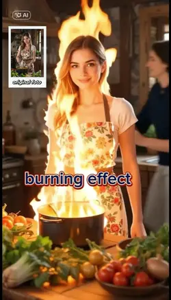 burning effect 