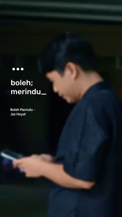 Boleh merindu