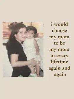 mom and me