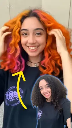 Hair random colors