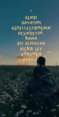 Umrumda değil!