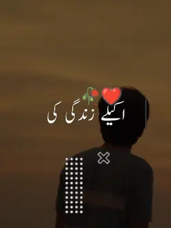 ALONE POETRY URDU 