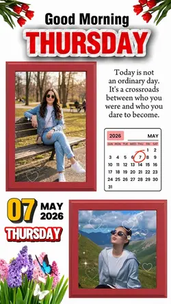 Thursday 7 May 2026