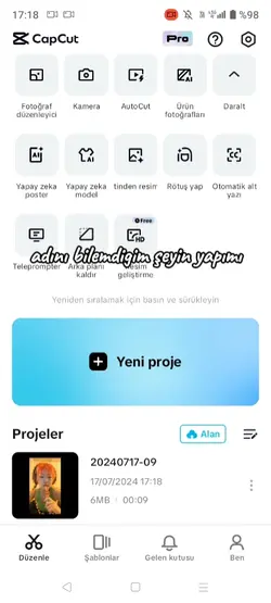 insta seyinin yapimi