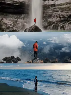 waterfall mountain