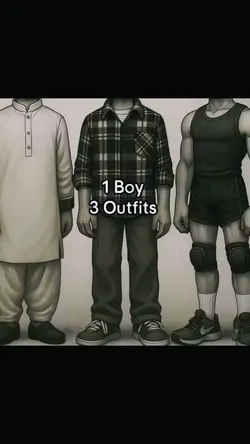 1 Boy 3 Outfits