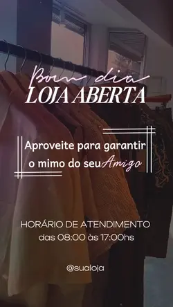 loja aberta 