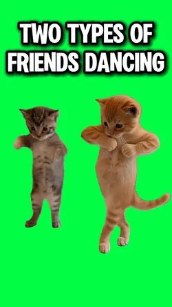 TWO FRIENDS DANCING