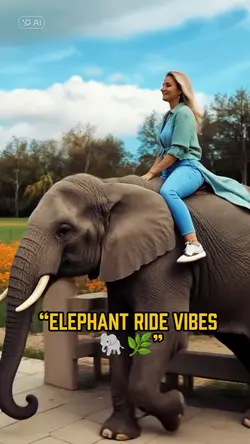 elephant ride vibes
