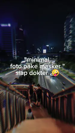 foto pake masker 