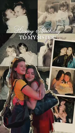 Anniversaire ma sœur