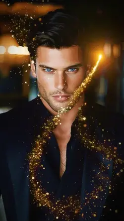 Golden glitter 