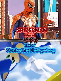Sonic vs Spiderman 