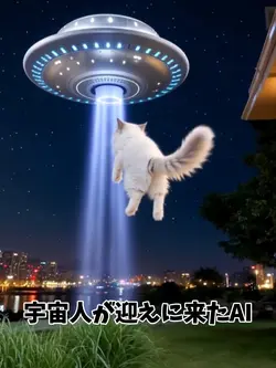 宇宙人が迎えに来た👽
