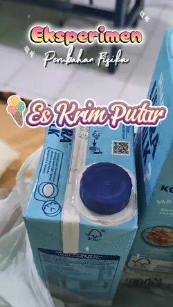 eksperimen ice cream