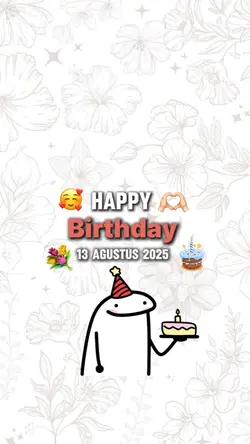 HBD 13 AGUSTUS 2025