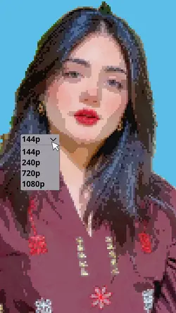 144p 240p 720p 1080p