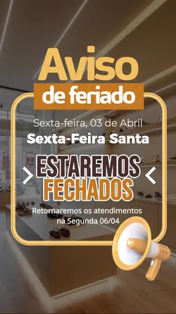 Aviso de feriado