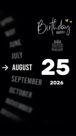 Hbd 25 August 2026