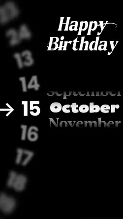 HBD 15 OCTOBER