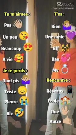 Dite moi chuis quoi 