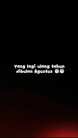 Ulang tahun Agustus