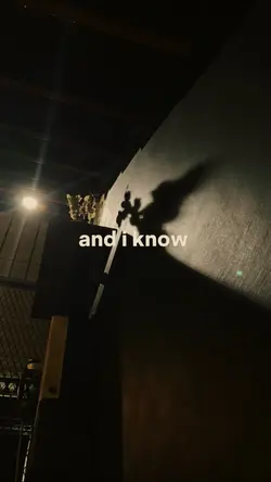 and i know