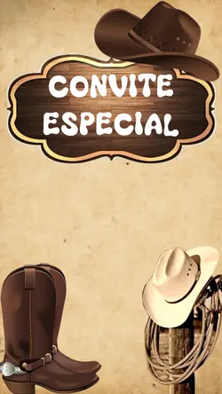Convite Cowboy