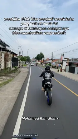 Kaka di tinggal adik