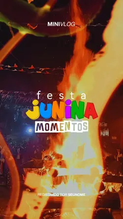 festa junina momento