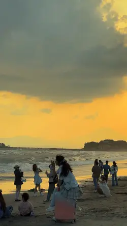 Cinematic sunset