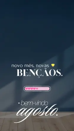 bem vindo agosto