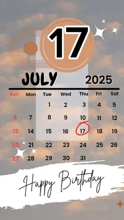 birthday 17 July